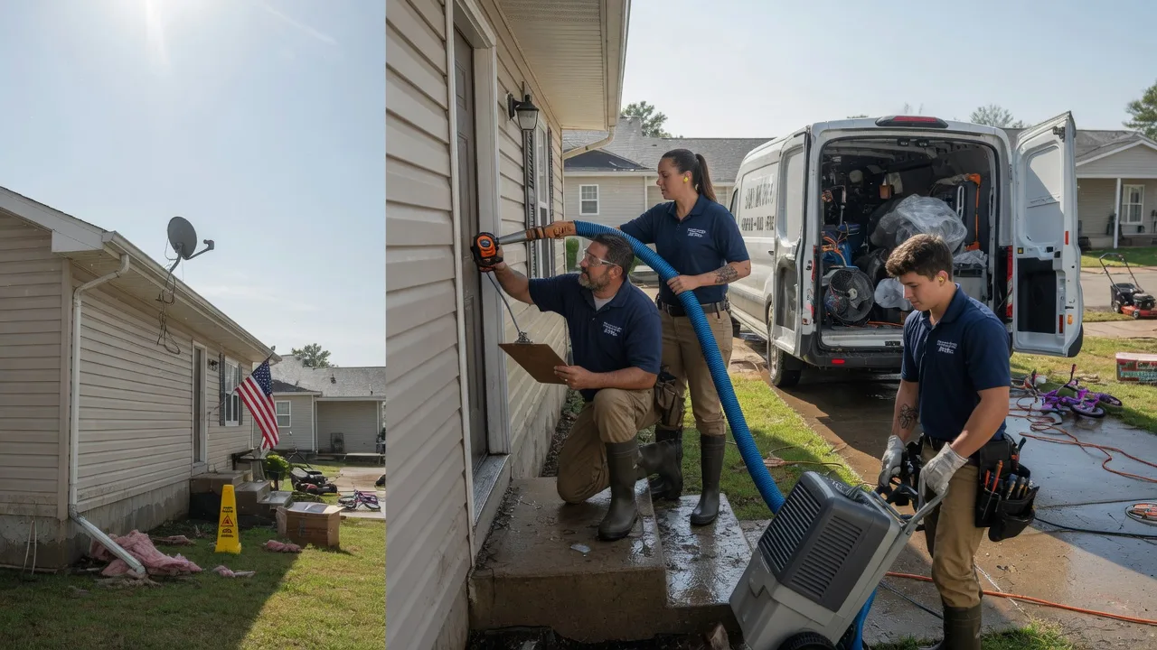 Ceiling Water Damage Restoration in Granby, MO near me